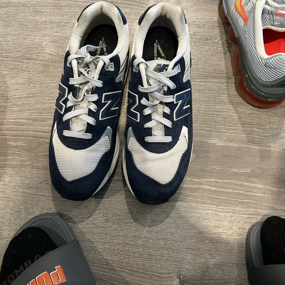 New Balance Blue and White Athletic Shoes
